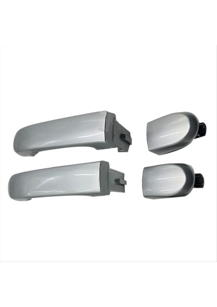 1paır Ön Dış Dış Kapı Kolu 80644-EL12A 82641-EL12A Nissan Için Versa 2007-2012 Çekme Fl+Fr Gümüş (Yurt Dışından)