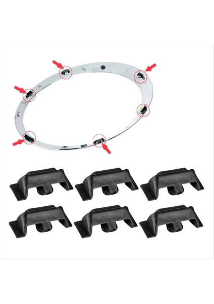 Mini Cooper S One Countryman Için R55 R56 R60 F54 F55 F56 F60 Countryman Araba Kafası Işık Lambası Far Çerçevesi Klipsatçı (Yurt Dışından) fiyatları