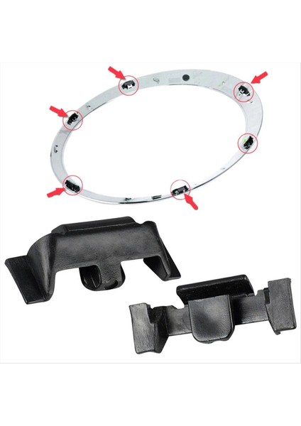 Mini Cooper S One Countryman Için R55 R56 R60 F54 F55 F56 F60 Countryman Araba Kafası Işık Lambası Far Çerçevesi Klipsatçı (Yurt Dışından) indirimleri