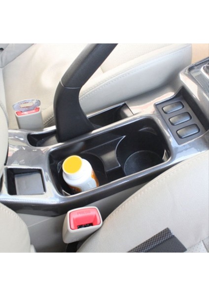 Mitsubishi Lancer Ex 2010-2016 Otomobil Merkezi Kontrol Handbrake Kupa Tutucu Kapak Döşeme Aksesuarları (Düşük Versiyon) (Yurt Dışından) fiyatları