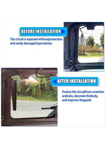 Arka Ön Cam Isıtma Teli Koruyucu Kapak Ford Bronco Için Arka Beksizlik Muhafızları (Yurt Dışından) fırsatları