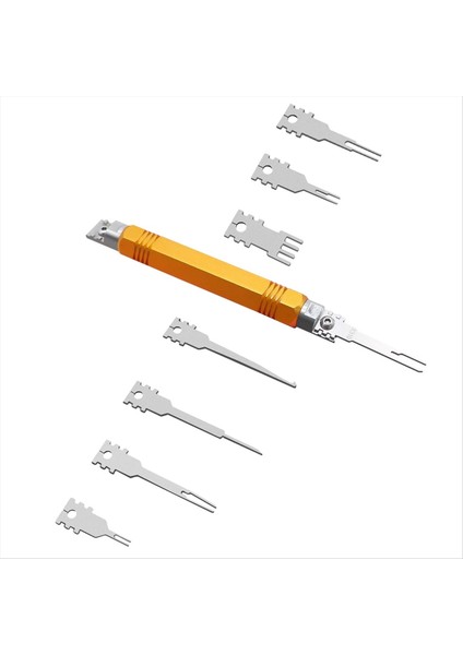 Amp Metrı Pack Molex Konektörler Için Çift Başlı Çıkarılabilir Terminal Pimi Ekstraksiyon Aracı Motorlar Onarım (Yurt Dışından)