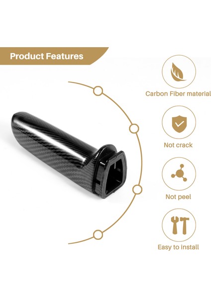 Bmw E46 E90 E92 E60 E60 E39 F30 F34 F10 F20 Aksesuarlar Evrensel Karbon Fiber Araba Handbrake Tutarlar Kapak Iç Mekan Döşeme (Yurt Dışından) modelleri