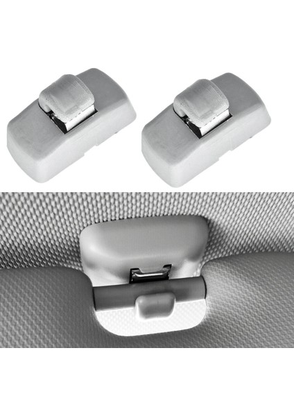 Skoda Fabia Için 10 Pcs 6y Octavia A4 A4 A4 A5 1u 1z Superb B5 3u 3B0857561B Gri Ön Sun Visor Sunvisor Hook Clips Braket (Yurt Dışından) fiyatları
