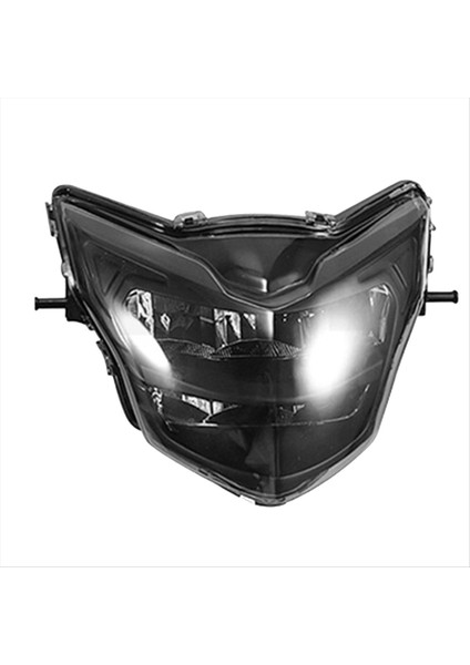 Motosiklet Ön Far Kaplama Yamaha Için Füme Kabuk LC135 V2 V6 Klip Kafa Işık LED Spoiler Maske Kapağı Kir Bisikletler (Yurt Dışından)