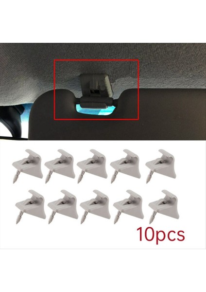 10PCS Araba Iç Güneş Vizörü Klips Hyundai Için Kanca Braketi Hyundai Getz I20 2002-2012 85235-1C300QS Gri Tutucu Sunvisor Klipsi (Yurt Dışından) fiyatları