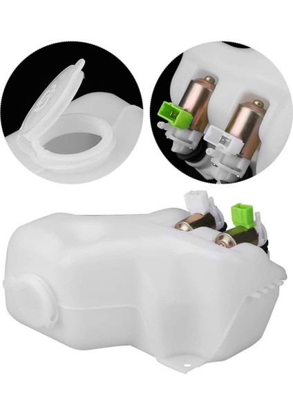 Araba 2 Delik Ön Cam Silecek Yıkayıcı Şişesi Nissan Patrol Gq Maverick Için Pompa Tank Kavanoz Kiti ile (Yurt Dışından) fırsatları