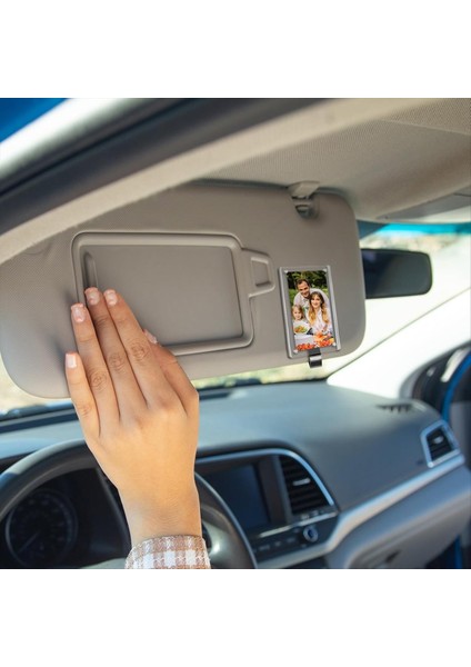 Araba Sun Visor Fotoğraf Tutucu, Manyetik Araba Resim Çerçevesi, Aracınıza Kişilik Eklemek Için Evrensel Araba Vizörü Klipsi (Yurt Dışından) fiyatları