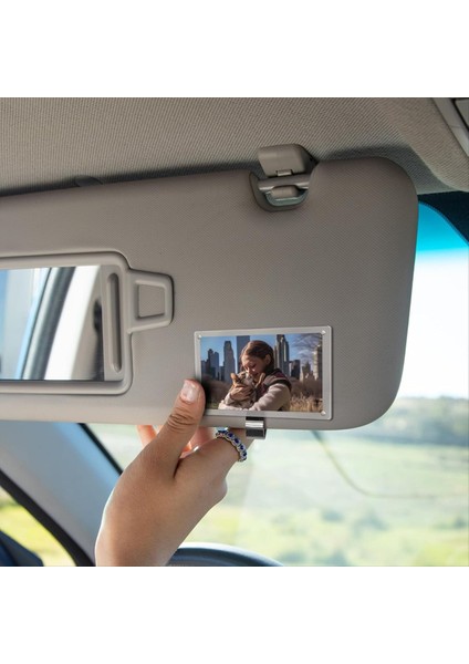 Araba Sun Visor Fotoğraf Tutucu, Manyetik Araba Resim Çerçevesi, Aracınıza Kişilik Eklemek Için Evrensel Araba Vizörü Klipsi (Yurt Dışından) modelleri