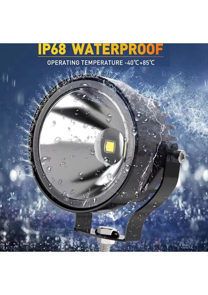 2pcs 4 Inç LED Iş Işığı 4x4 Offroad 30W 14000LM Süper Parlak Beyaz Yuvarlak Sis Far Motosiklet Atv Tekne Sarı (Yurt Dışından) modelleri