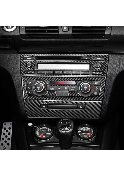 Bmw 1 Serisi Için Karbon Fiber Lhd E87 E81 E82 08-13 Merkez Konsolu Ac Radyo Cd&#39;si Panel Trim Iç Aksesuarlar, C (Yurt Dışından) fırsatları