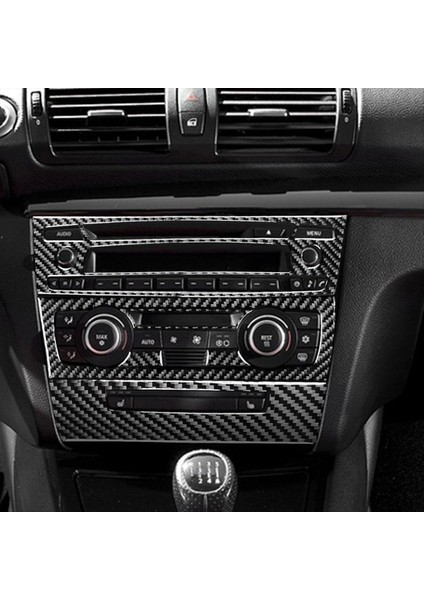 Bmw 1 Serisi Için Karbon Fiber Lhd E87 E81 E82 08-13 Merkez Konsolu Ac Radyo Cd&#39;si Panel Trim Iç Aksesuarlar, C (Yurt Dışından) indirimleri