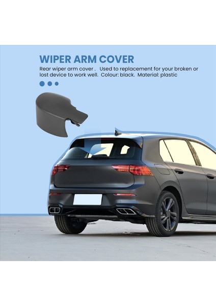 2 Paket Arka Camı Silecek Kol Kapağı Kapağı 5K6955435 5K6955427A Fortlas 2018-2019 (Yurt Dışından) modelleri