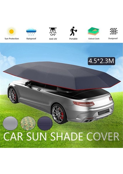 Gri Araba Güneş Gölge Dayanıklı Araba Ön Cam Güneş Arabası Şemsiye Güneş Gölge Kapak Açık Araba Araç Çadırı Karşıtı Anti-Uv Güneş (Yurt Dışından) modelleri