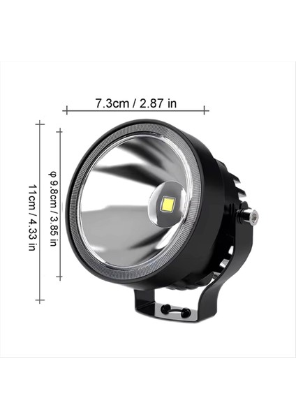 2pcs 4 Inç LED Iş Işığı 4x4 Offroad 30W 14000LM Süper Parlak Beyaz Yuvarlak Sis Far Motosiklet Atv Tekne Beyaz (Yurt Dışından) indirimleri