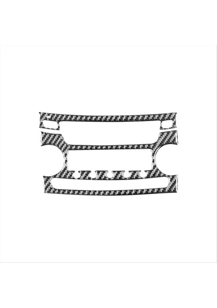 Honda Acura Tl Için Karbon Fiber 2004-2008 Merkez Konsol CD Kontrol Paneli Kapak Döşeme Çıkartmaları Iç Aksesuarlar (Yurt Dışından)