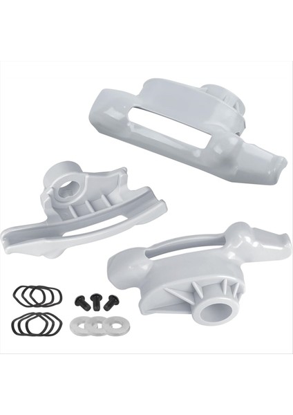 TC184432 Gri Naylon Montaj/çıkarma Kafası Kiti Düşük Profil Lastik Ördek Kafası PAR8184426-184432 (3 Paket) (Yurt Dışından)