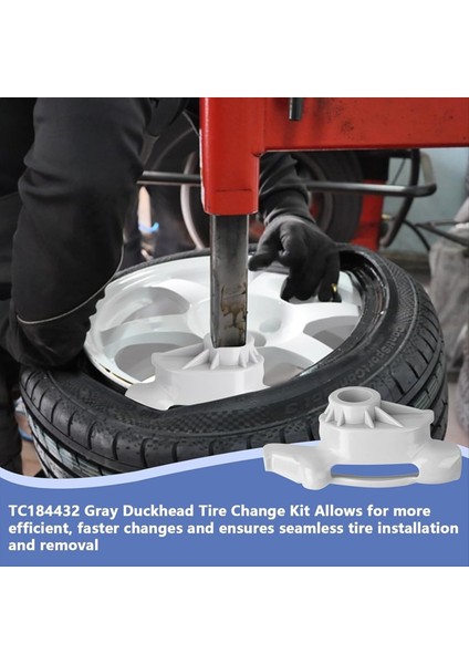 TC184432 Gri Naylon Montaj/çıkarma Kafası Kiti Düşük Profil Lastik Ördek Kafası PAR8184426-184432 (3 Paket) (Yurt Dışından) modelleri