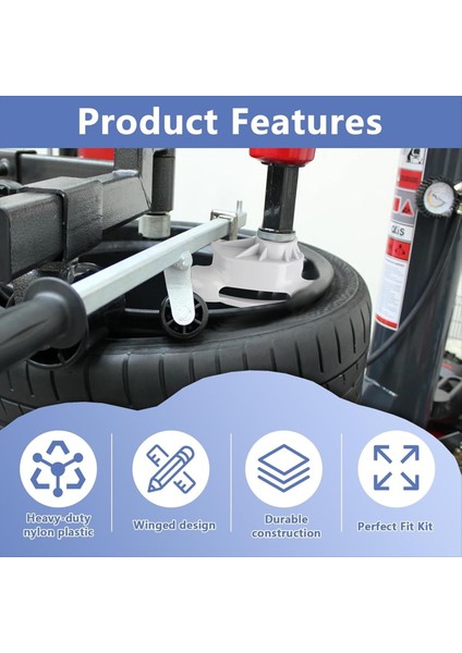 TC184432 Gri Naylon Montaj/çıkarma Kafası Kiti Düşük Profil Lastik Ördek Kafası PAR8184426-184432 (3 Paket) (Yurt Dışından) fırsatları