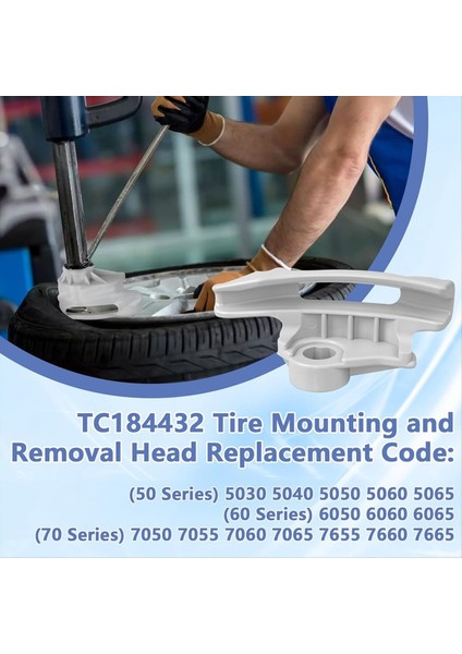 TC184432 Gri Naylon Montaj/çıkarma Kafası Kiti Düşük Profil Lastik Ördek Kafası PAR8184426-184432 (3 Paket) (Yurt Dışından) indirimleri