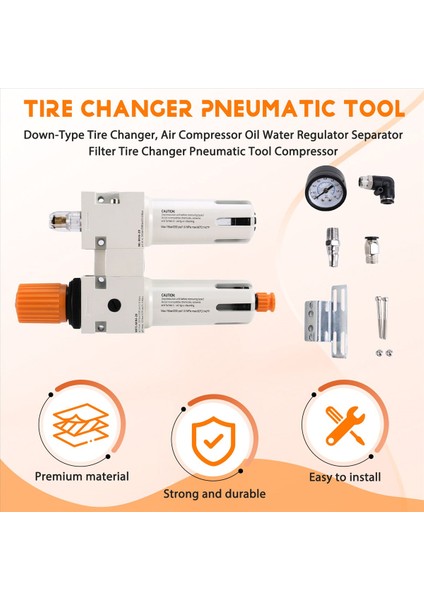 Aşağı Tip Lastik Değiştirici, Hava Kompresörü Yağ Su Regülatör Ayırıcı Filtre Lastik Değiştirici Pnömatik Alet Kompresörü (Yurt Dışından) fırsatları