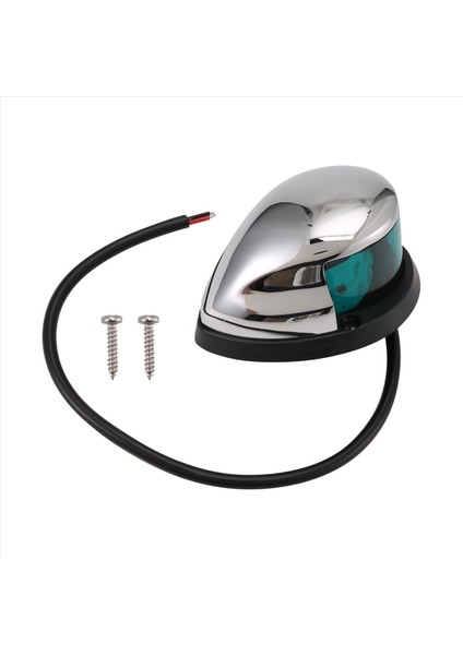 1pcs 12V Gezinme Işıkları LED Çinko Alaşım Yay Işık Deniz Teknesi LED Kırmızı Yeşil Pontoons Yelken Sinyal Işıkları (Yurt Dışından) fiyatları