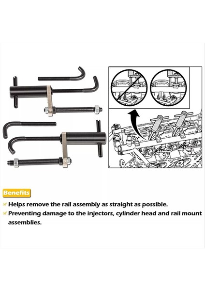 6706 Yakıt Enjektör Ray Montajı Çıkma Aracı Chevy Gmc Cadillac Gm Için EN-49248 (Yurt Dışından) fırsatları