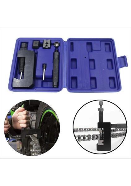 Araçlar Zincir Riveter Delme Zinciri Bağlantı Kurulumu 520/525/530/YAĞ Seal Zinciri Sökme Aracı Motosiklet Accessorie (Yurt Dışından) indirimleri