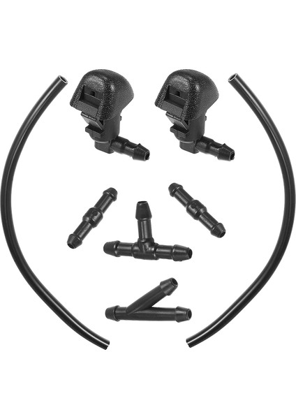 1 Set Ön Cam Yıkayıcı Nozulları Kiti 76810-TK8-A01 Yıkayıcı Jet ve Honda Odyssey Için Konektörlü Sıvı Hortumu 2011-2017 (Yurt Dışından)