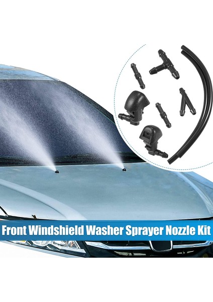 1 Set Ön Cam Yıkayıcı Nozulları Kiti 76810-TK8-A01 Yıkayıcı Jet ve Honda Odyssey Için Konektörlü Sıvı Hortumu 2011-2017 (Yurt Dışından) modelleri