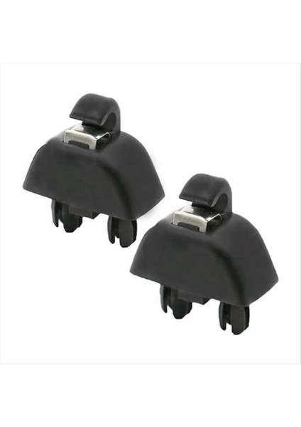 Araba Güneşi Vizörü Klips Plastik Güneş Vizör Kanca Klips Volkswagen Için Passat Için Güneş Visor Klips Tutucu Audi A6 6R0857561 Siyah (Yurt Dışından)