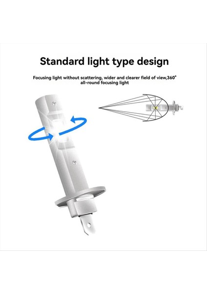 2pcs Araba H1 Far Ampulleri Süper Parlak Araç LED Lamp Sumut 12V 25W Kablosuz Araç LED Fiş ve Oynat 6500K (Yurt Dışından) indirimleri