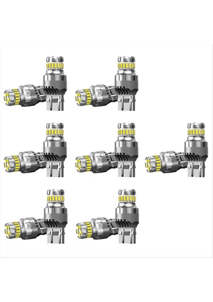 14PCS Araba T20 7440 W21W LED Canbus Ters Işıkları 7443 LED Ampul Trage Freni Sinyal Işıkları 6000K Süper Parlak Lamba (Yurt Dışından) fiyatları