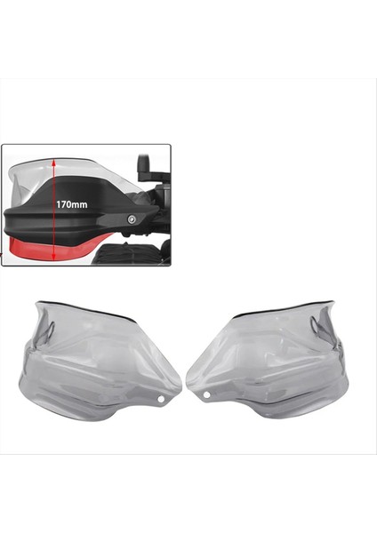 Bmw Waterbird R1200GS Için R1250GS F850GS Adv Motosiklet El Koruma El Kalkanı Koruyucu Ön Cam Gri (Yurt Dışından) indirimleri