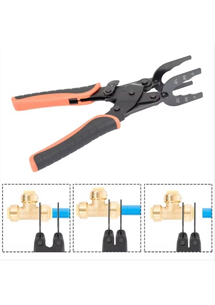 Itme Tonct To Aracın Tonct Tool, Itme Push Armatürlerini (1/2in, 3/4in, 1in), Çok Boyutlu Kaldırma Aracı Kolayca Çıkarmak Için (Yurt Dışından) fiyatları