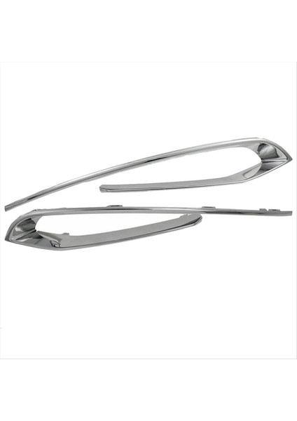 1paır Ön Tampon Sis Lamba Lamba Kaş Kapağı Bmw 5 Serisi F10 F18 520LI 525LI 2014-2017 Mesh Chrome Strip (Yurt Dışından) modelleri