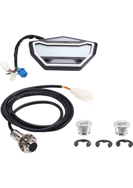 Yeni Motosiklet Değiştirilmiş Gösterge Ayarlanabilir 7 Renkli Hd LCD Ekran Çapraz Bisiklet Kodu Metre Hızölçer (Yurt Dışından) indirimleri
