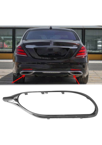 2228853000 Araç Krom Arka Sağ Tampon Egzoz Boru Kapağı Mercedes Benz S-Serisi W222 S450 S500 2018-2020 (Yurt Dışından) indirimleri