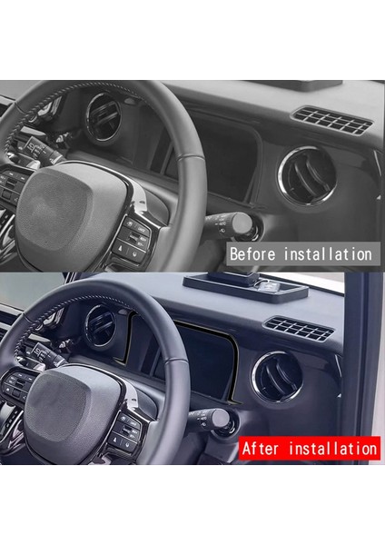 Honda N-Box 2024 Otomobil Iç Aksesuarları Için Araba Enstrüman Çerçeve Döşeme Çıkartmaları Rhd Parlak Siyah (Yurt Dışından) modelleri