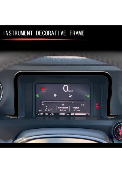 Honda N-Box 2024 Otomobil Iç Aksesuarları Için Araba Enstrüman Çerçeve Döşeme Çıkartmaları Rhd Parlak Siyah (Yurt Dışından) indirimleri