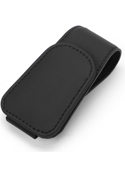 Araba Için Manyetik Deri Güneş Gözlüğü Tutucu, Araba Vizörü Için Güneş Gözlüğü Klibi, Otomatik Iç Aksesuarlar Evrensel (Siyah) (Yurt Dışından)