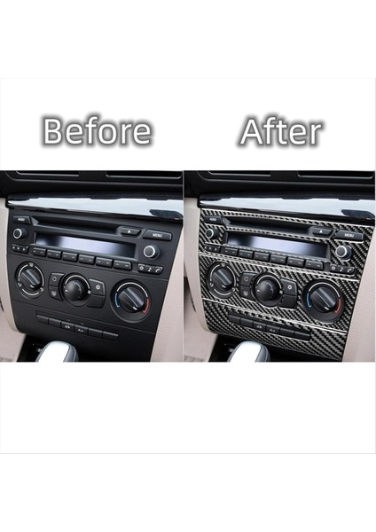 Bmw 1 Serisi Için Karbon Fiber Lhd E87 E81 E82 08-13 Merkez Konsolu Ac Radyo Cd&#39;si Panel Trim Iç Aksesuarlar, A (Yurt Dışından) fırsatları