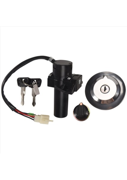 Motosiklet Elektrikli Ateşleme Anahtarı Kilit Seti Yakıt Gaz Kapağı Koltuk Kilidi Anahtarı Yamaha YBR125 Ybr 125 2007-2014 (Yurt Dışından) fiyatları