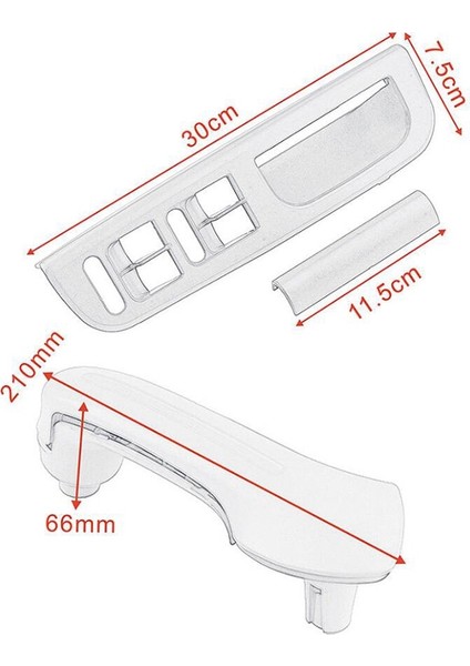 Iç Kapı Tutma Kolu Kapak Paneli Anahtarı Çerçeve ve Jetta Golf Mk4 Için Bracke (Yurt Dışından) fiyatları