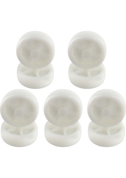 3 Inç Tek Tekerleksi Açık Beyaz Pp Plastik Çaplı Küçük 72MM Pürüzsüz Parça Katlanır Yatak Kasnağı 10 Adet (Yurt Dışından) fiyatları