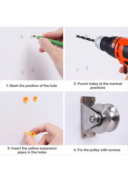 U Groove Kasnağı, Paslanmaz Çelik Bloklar 2 Paket Süper Sessizlik Döndürme Groove Tekerlek Kasnakları, Dıy Gym Ekipmanı Kullanımı Için (Yurt Dışından) fırsatları