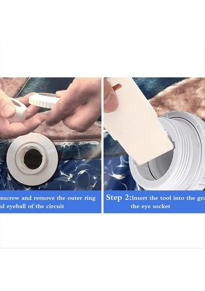 2pcs Giriş Takma Koltuk Çıkarma Aracı Dönüş Takma Göz Küresi Koltuk Çıkartma Hayward SPX1419B1 Için Uyumlu (Yurt Dışından) fiyatları