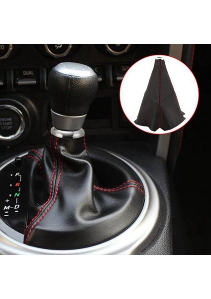 2pcs Evrensel Otomatik Manuel Dişli Vites Değiştirme Knob Boot Toz-Kapak Yürüyüşü Kapak Dişli Vites Değiştirici Boot Vites Düğmesi Gaiter Boot (Yurt Dışından) indirimleri