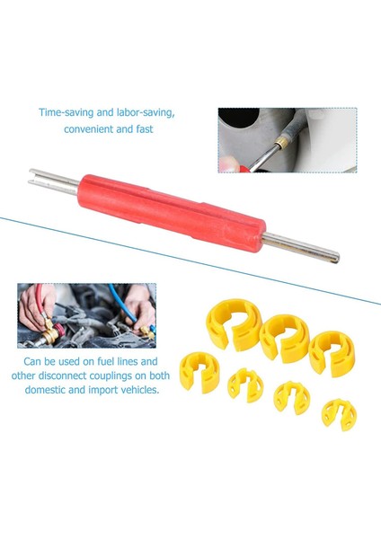 16PCS Araç Klima Yağ Boru Kapatıcı Yakıt Hattı Bağlantı Kesme Aracı Kiti Klima Onarım Kiti (Yurt Dışından) fırsatları