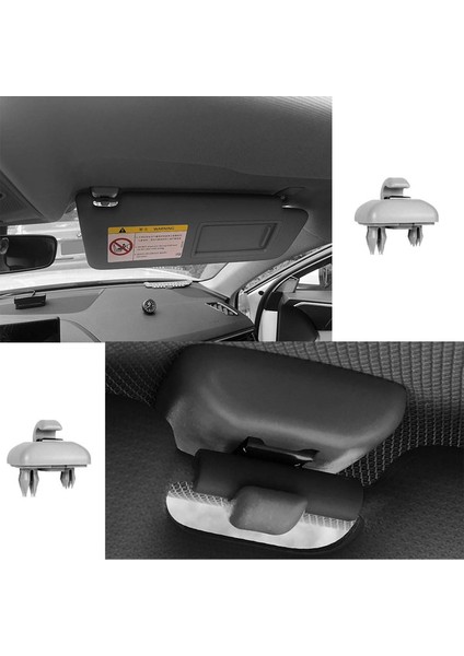 1pcs Araba Güneşi Vizör Tutucu Kanca 8U0857562A Araç Klipsleri Vidalar Için Sidam A3 A6 C5 A4L A6 Q5 Q3 A5 Braket Gri (Yurt Dışından) indirimleri